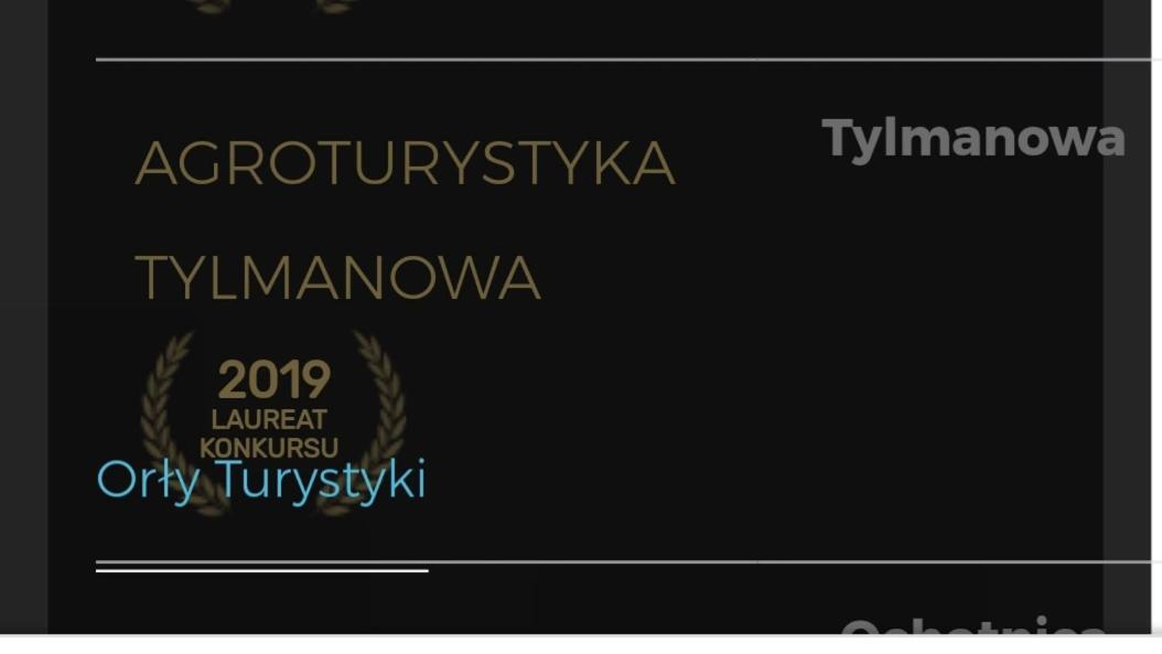 Agroturystyka Tylmanowa Bagian luar foto